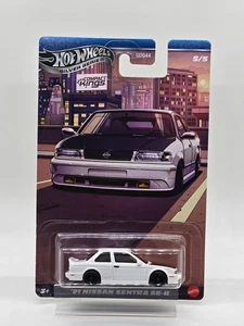 2025 Hot Wheels Silver Series Compact Kings '91 Nissan Sentra SE-R White - Picture 1 of 8