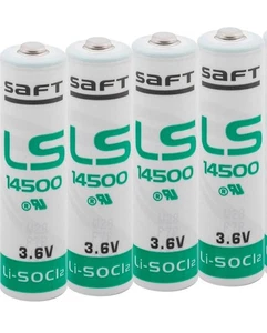 Saft Pile Lithium LS 14500 - AA - 3.6V Pack 4 - Foto 1 di 3