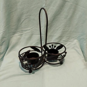 Metal Tea Light Holder Vintage - Picture 1 of 11
