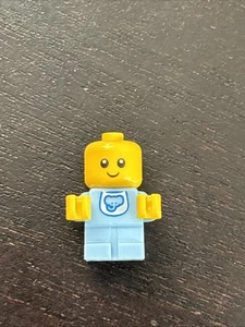 Lego Baby Minifigur #col260 hellblau Körper Elefant Lätzchen - Bild 1 von 2