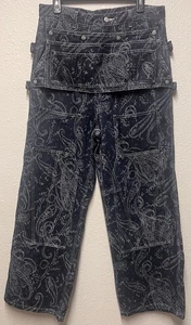 Needles Apron Denim Pants Paisley with Tag, Size M  RARE - Picture 1 of 5