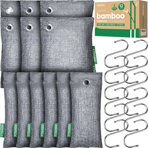Activated Charcoal Odor Absorber, Eliminator for Strong 12 Packs - Picture 1 of 9