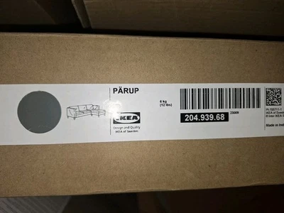 IKEA Pärup Bezug für 3-er Sofa mit Recamiere Vissle grau 204.939.68  - Bild 1 von 2