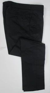 LANDS END Black School Uniform Slim Leg Chino Pants Womens 8 INSEAM 32" NEW - Picture 1 of 9