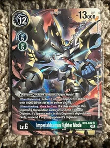 Imperialdramon Fighter Mode BT8-032 ALT ART - New Awakening - Digimon Card Game - Picture 1 of 3