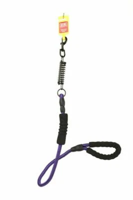 Correa de plomo cuerda de escalada de alta resistencia muelle de choque 1,2 m 1,5 cm grande XL confort perro Foto 1 de 4