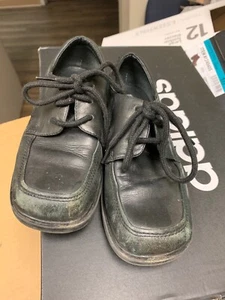 Kenneth Cole Reaction Leather Kids Boys Dress Shoes 11 m Black 11m - Picture 1 of 4