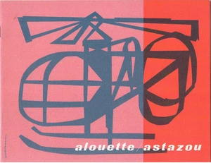 SUD AVIATION ALOUETTE / ASTAZOU MANUFACTURERS SALES BROCHURE HELICOPTER FRENCH - Picture 1 of 1