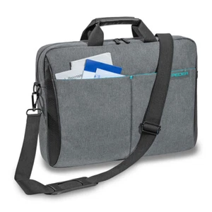 Notebooktasche bis 15,6 Zoll (39,6cm) Laptoptasche mit Zubehörfach, grau - Bild 1 von 8