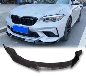 Carbon Fiber Front Lip Print CS Style For 2019-2021 BMW 2-Series M2 M2C F87 E - Bild 1 von 6