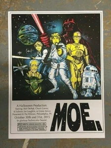 RAR moe. Halloween Poster 2015 - Mark Serlo - Star Wars - signiert AP - Fillmore - Bild 1 von 1