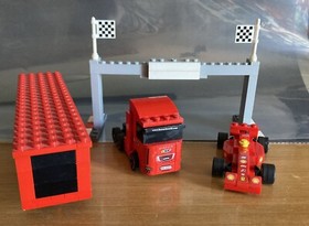 Lego Team Ferrari 8153 Racers mini set official truck transport carrier f1 race