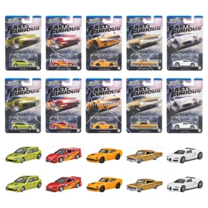Hot Wheels Fast & Furious Theme Assortment Racing Course Mix Set of 10 - Picture 1 of 8