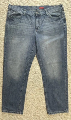 Pantalones de mezclilla azul para hombre APT.9 calce recto 100 % algodón talla 44 (44x31) Foto 1 de 4