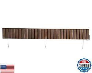 Flexible Brown Natural Lawn and Landscape Border Edging (10 Feet) - Picture 1 of 5