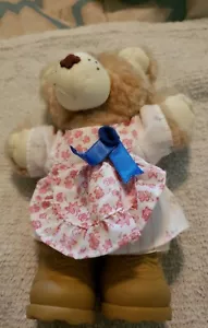 2 Ositos de peluche de niña Furskins Hattie Blue Ribbon 1988 y Country Farmer - Imagen 1 de 5