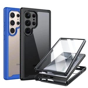 Funda trasera para teléfono Samsung Galaxy S24 S24 Plus S24 Ultra + vidrio templado - Imagen 1 de 22