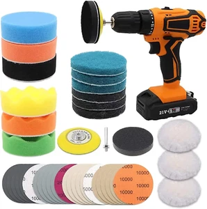 Car Headlight Restoration Kit, 3 Inch Car Polishing Sanding Discs with 1/4 Inch - Picture 1 of 12