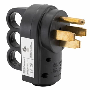 50 Amp RV Plug Replacement Male Plug End Camper Power Adapter 50A - Picture 1 of 6