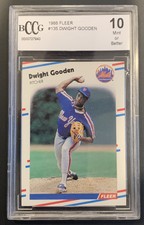 1988 Fleer #135 Dwight Gooden BCCG Mint 10 New York Mets