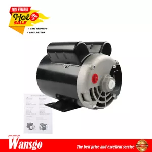 Compressore Motore Elettrico 3,7HP 3450RPM Duty 56 Telaio 1Fase 5/8" Albero 230V Nuovo - Foto 1 di 13