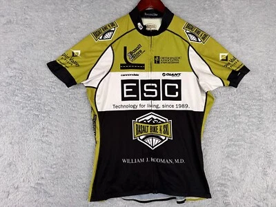 Camiseta deportiva de ciclismo Sugoi para hombre grande verde cremallera completa manga corta basalto bicicleta esquí polietileno Foto 1 de 4