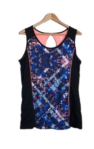 Taking Shape TS Active Plus Size XS Black White Blue Tank Top Tee T-Shirt Shirt - Picture 1 of 6