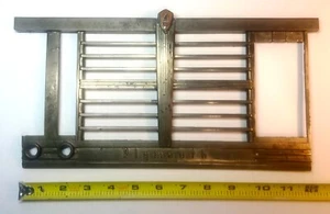 VINTAGE RARE 1940 PLYMOUTH DASHBOARD CAST METAL CHROME RADIO GRILL - Picture 1 of 9