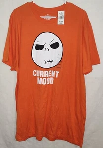 NIGHTMARE BEFORE CHRISTMAS CURRENT MOOD T-shirt NWT Orange XX LARGE - Picture 1 of 6