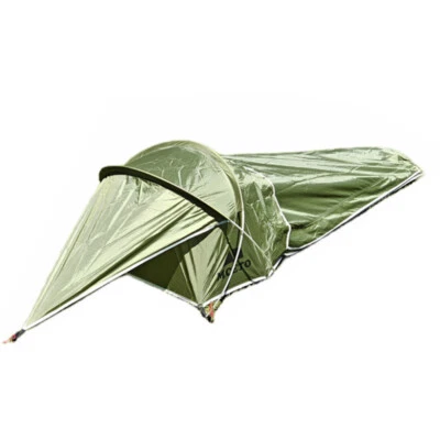Ultralight  Person Bivy Tent Waterproof 1 Man Tent for Camping Hiking L3W9 - Image 1 of 4