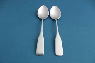 2 cucharaditas WMF PEREGRINAM satinado inoxidable Alemania 6 1/8" Foto 1 de 4