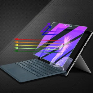 Anti Blue Ray Tempered Glass Screen Protector For Microsoft Surface Pro 7 7 Plus - Picture 1 of 8