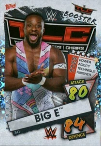 Tarjeta de aluminio Topps Slam Attax WWE Wrestling 2021 #341 Big E PPV Boosters - Imagen 1 de 1