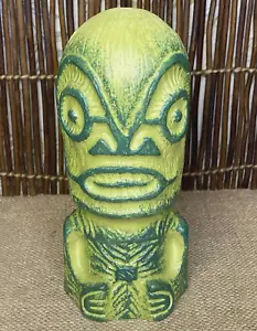Taza Tiki Autografiada The Kon Tiki Bar Woody Miller Verde Variente 19 Menehune - Imagen 1 de 9