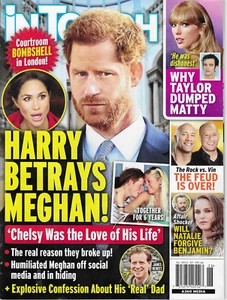 In Touch Magazine Jun 26, 2023 Vol 22 No 26 Prince Harry Betray Meghan Markle - Picture 1 of 2