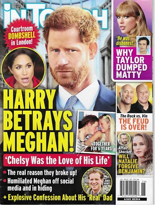 In Touch Magazine Jun 26, 2023 Vol 22 No 26 Prince Harry Betray Meghan Markle Foto 1 de 2