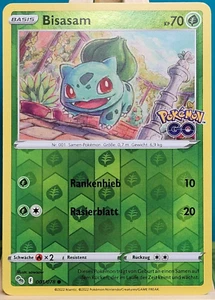 POKEMON - Pokemon Go - Bisasam - 001/078 REVERSE HOLO - deutsch - Bild 1 von 1