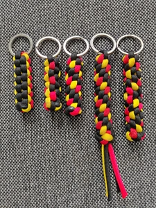 Paracord Nationalmannschaft lanyard anhänger Europa Deutschland Verein Fußball - Bild 1 von 12