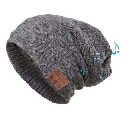 Bluetooth Beanie Hat with Headphones Tech Gifts for Birthday Christmas Boy Girls - Image 1 of 4