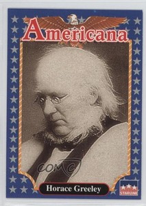 1992 Starline Americana Horace Greeley #151 l1b