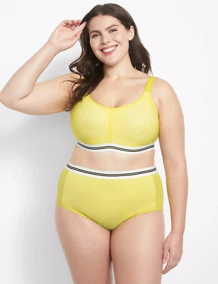 Sujetador Cacique Algodón Ligeramente Forrado Sin Alambres con Encaje Talla 38F Foto 1 de 4