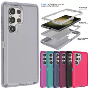 Custodia telefono in gomma ibrida resistente per Samsung S23/S23+/S23 Ultra/S23 FE - Foto 1 di 54