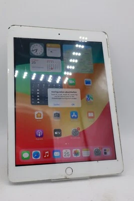 Apple iPad 6.Gen 2018 128GB WiFi  Wlan Weiß A1893 Displayschaden #5182 - Bild 1 von 4