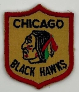 Chicago Black Hawks - Vintage 1955-1957 Embroidery Shield Patch - Rare - Picture 1 of 4