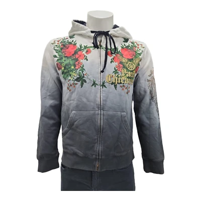 Ed Hardy PACO CHICANO Por CHRISTIAN AUDIGIER SUDADERA CON CAPUCHA Gráfico Hombres Sudadera MED Foto 1 de 4