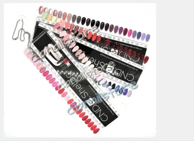 CND Shellac - Salon NAIL TIP Color Chart PALETTE - Set of 3 - 128 Color Tips