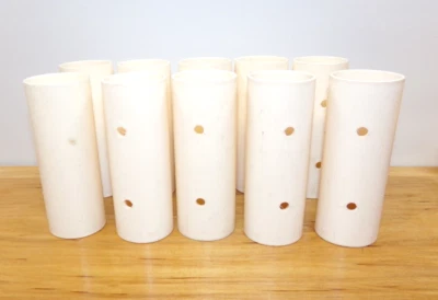 Tubos blancos de extensión cortos vintage Playskool PipeWorks - Lote de 10 Foto 1 de 3