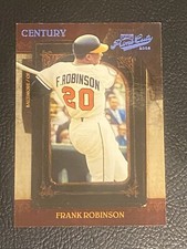 2008 Donruss Playoff Prime Cuts Century PLATINUM Frank Robinson Orioles 1/1