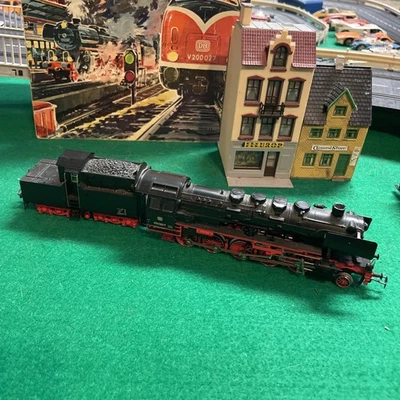 HO 3-Rail AC Marklin 37841 DB Deutsche Bahn 2-10-0 BR051 Steam - Image 1 of 4