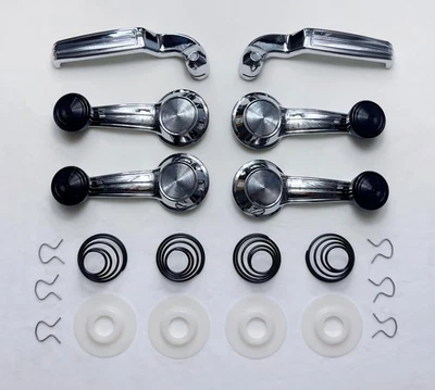 Door Handle Window CrankSpring kit for 1968-74 Chevelle Cutlass GTO Skylark Nova Foto 1 de 4